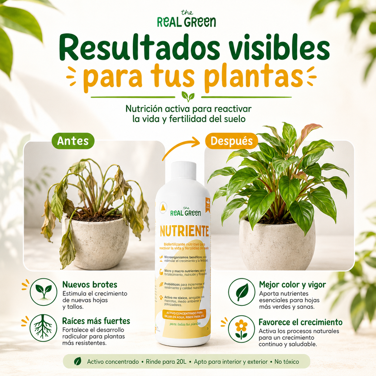 Bio-fertilizante nutritivo Concentrado