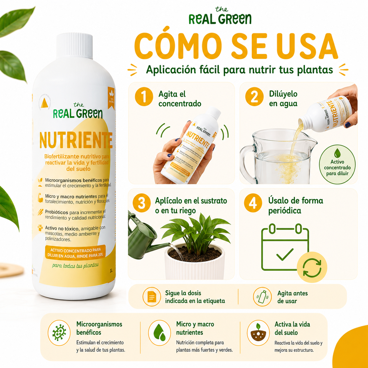 Bio-fertilizante nutritivo Concentrado