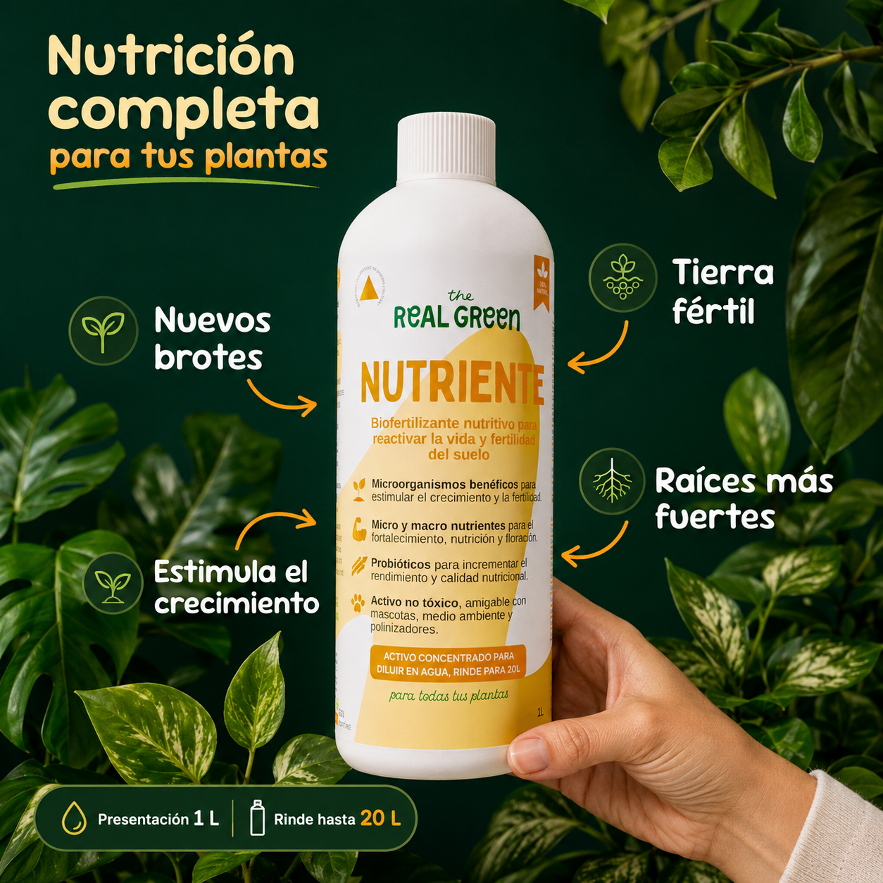 Bio-fertilizante nutritivo Concentrado