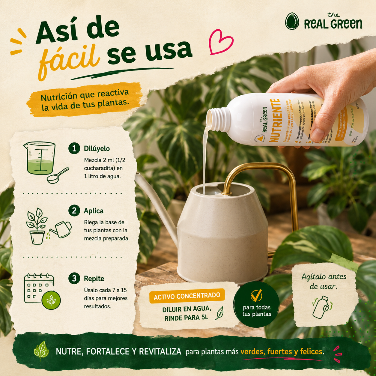 Bio-fertilizante nutritivo Concentrado