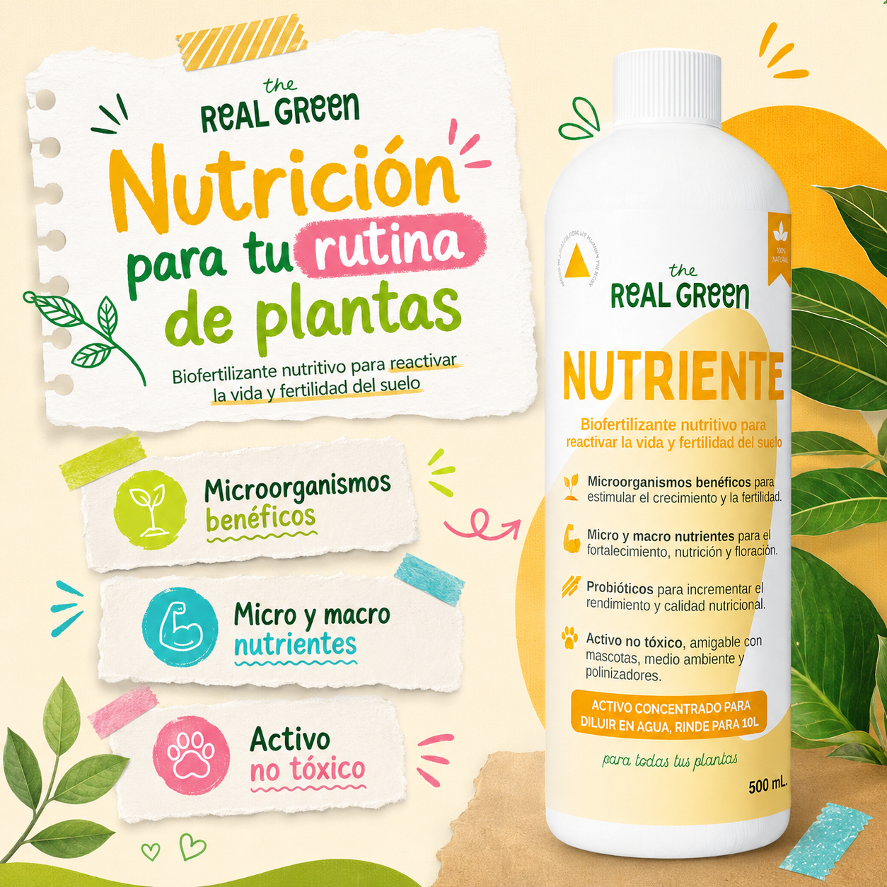 Bio-fertilizante nutritivo Concentrado