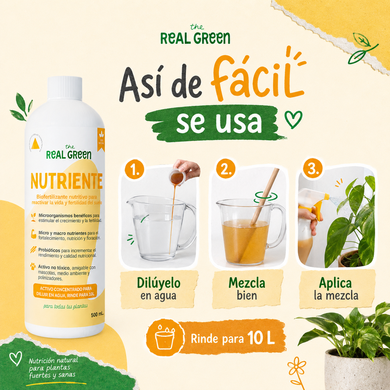 Bio-fertilizante nutritivo Concentrado