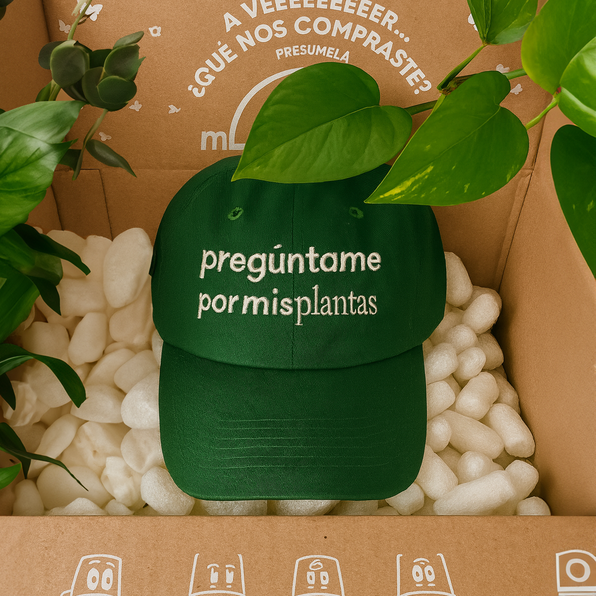 Gorra “Pregúntame por mis plantas”