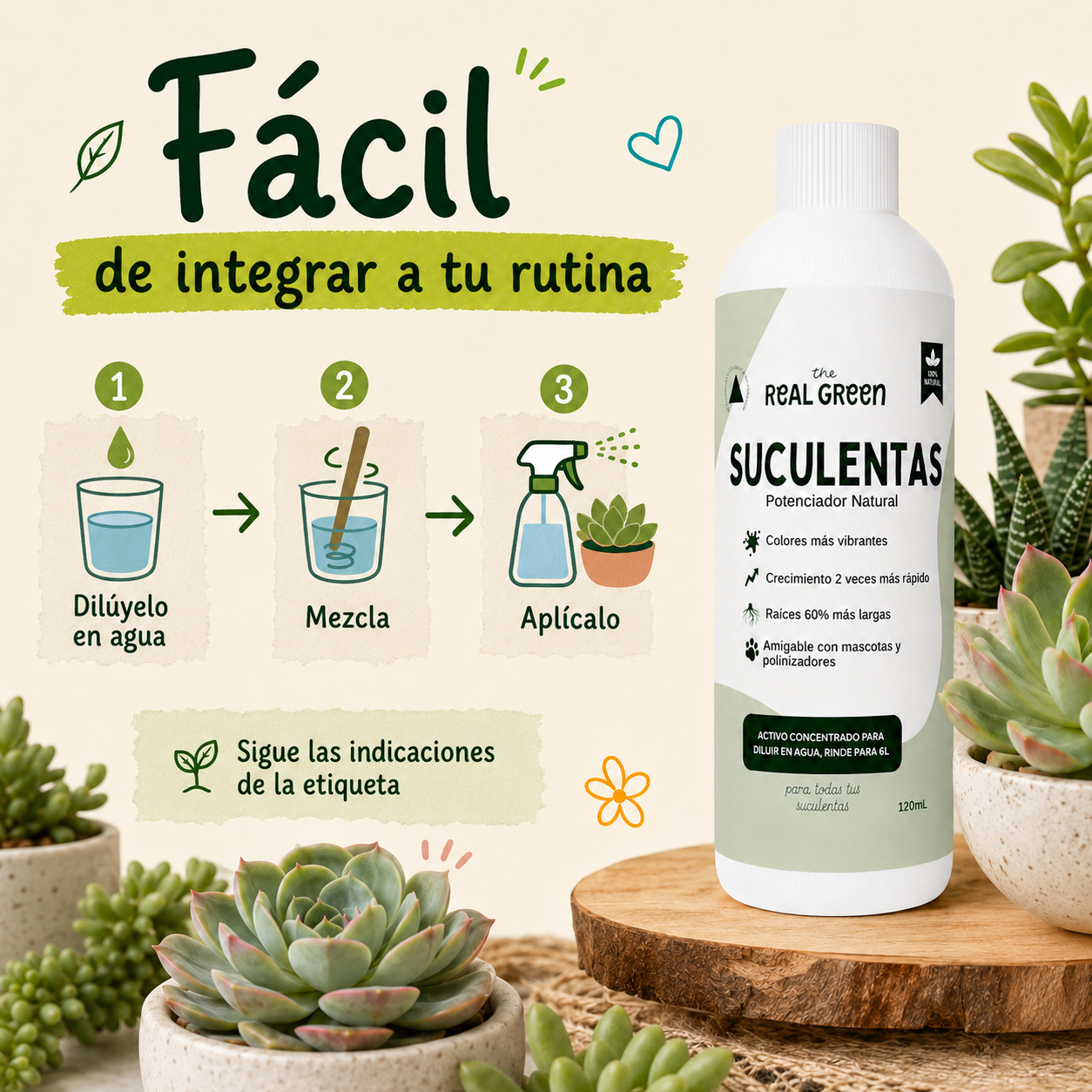 Enraizante para cactáceas y suculentas