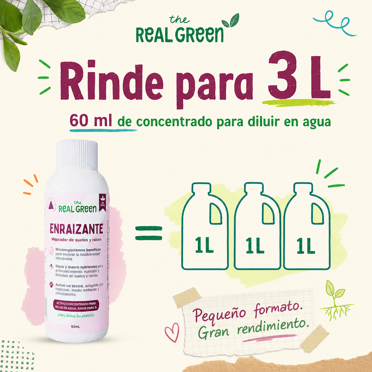 Enraizante y mejorador de suelos Concentrado
