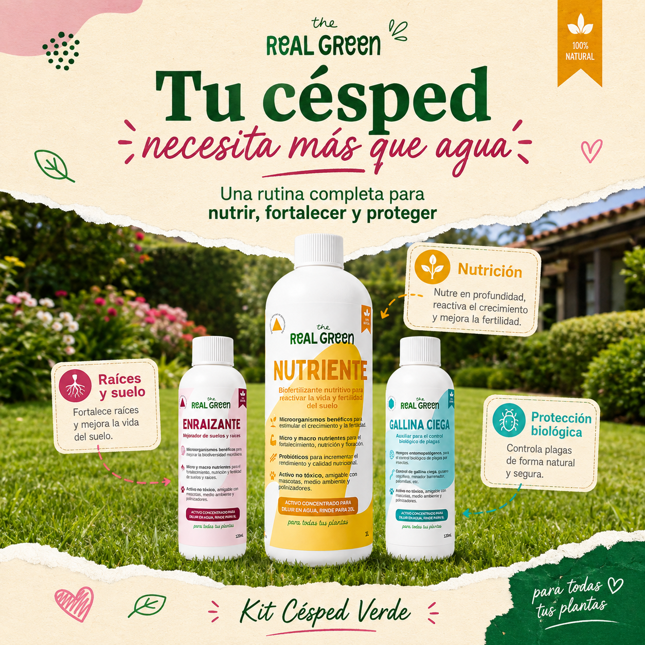Kit Césped Verde K