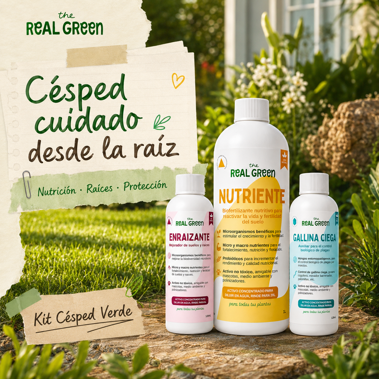 Kit Césped Verde K