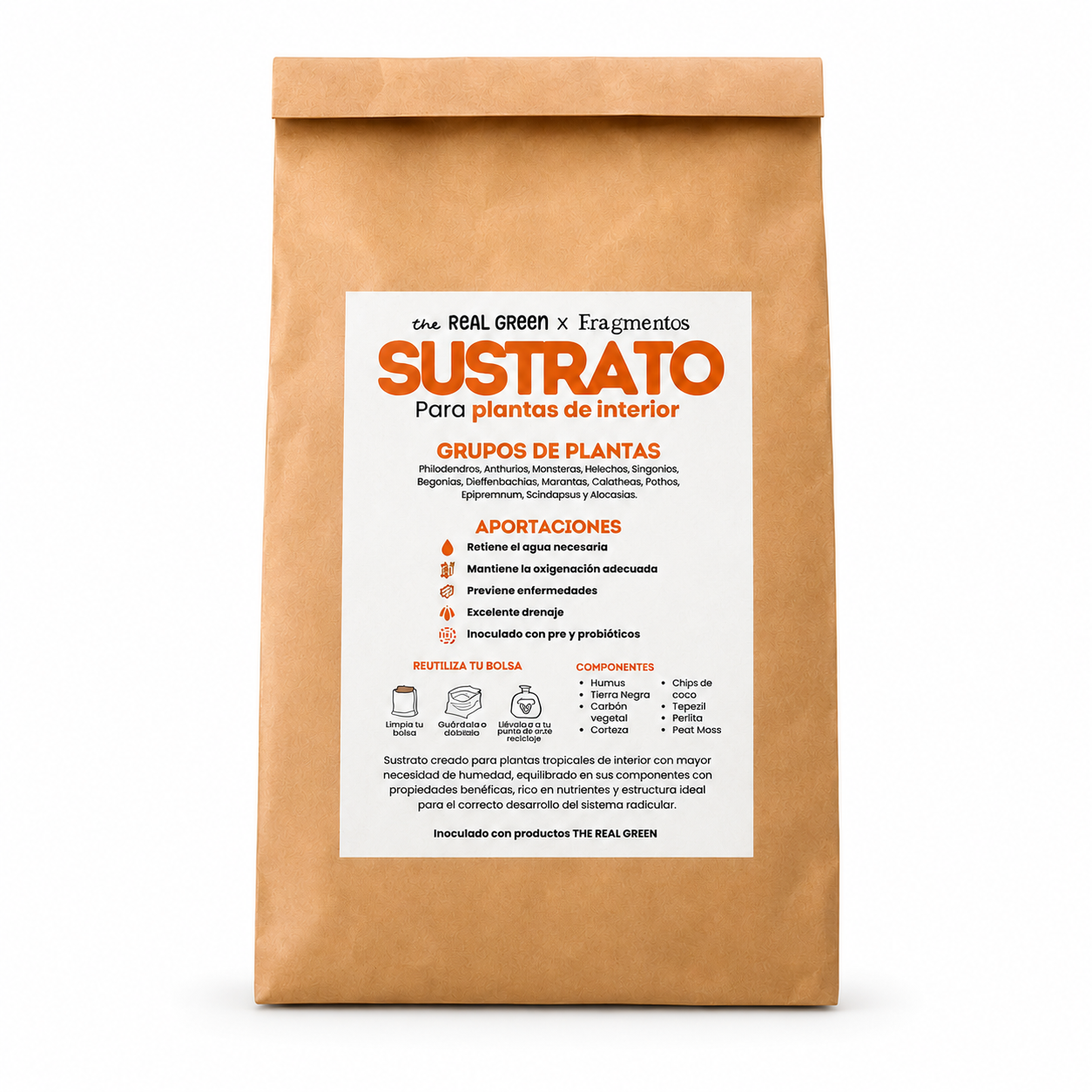Sustrato para plantas de interior 3L