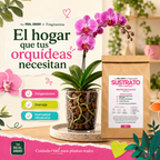 Sustrato para orquídeas 3L