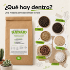 Sustrato para cactáceas y suculentas 3L