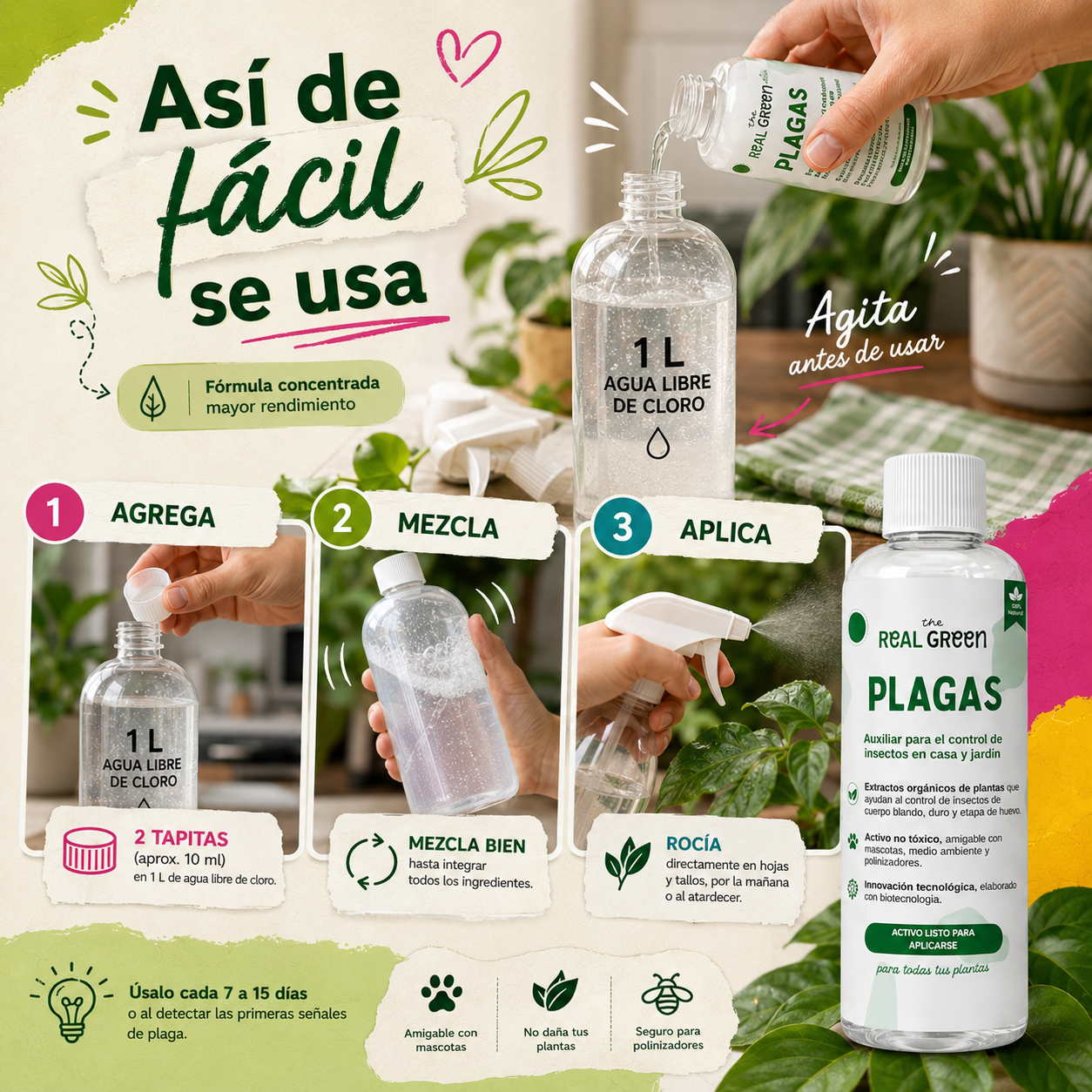 Auxiliar para el control de plagas