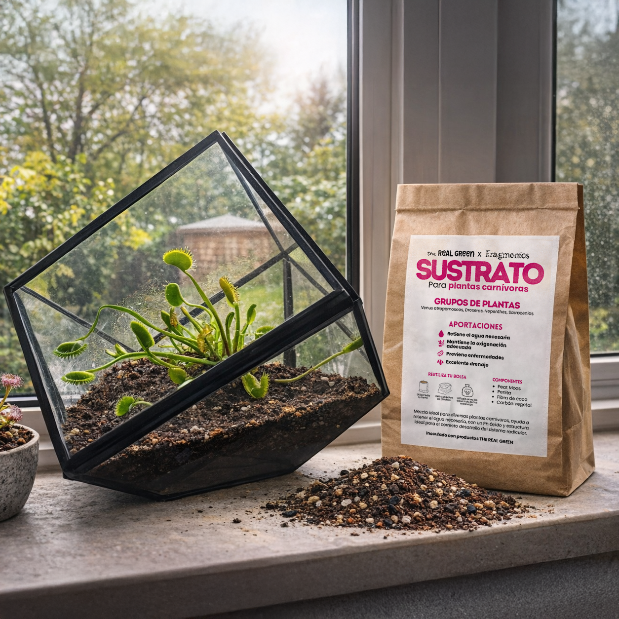 Sustrato para plantas carnívoras 3L