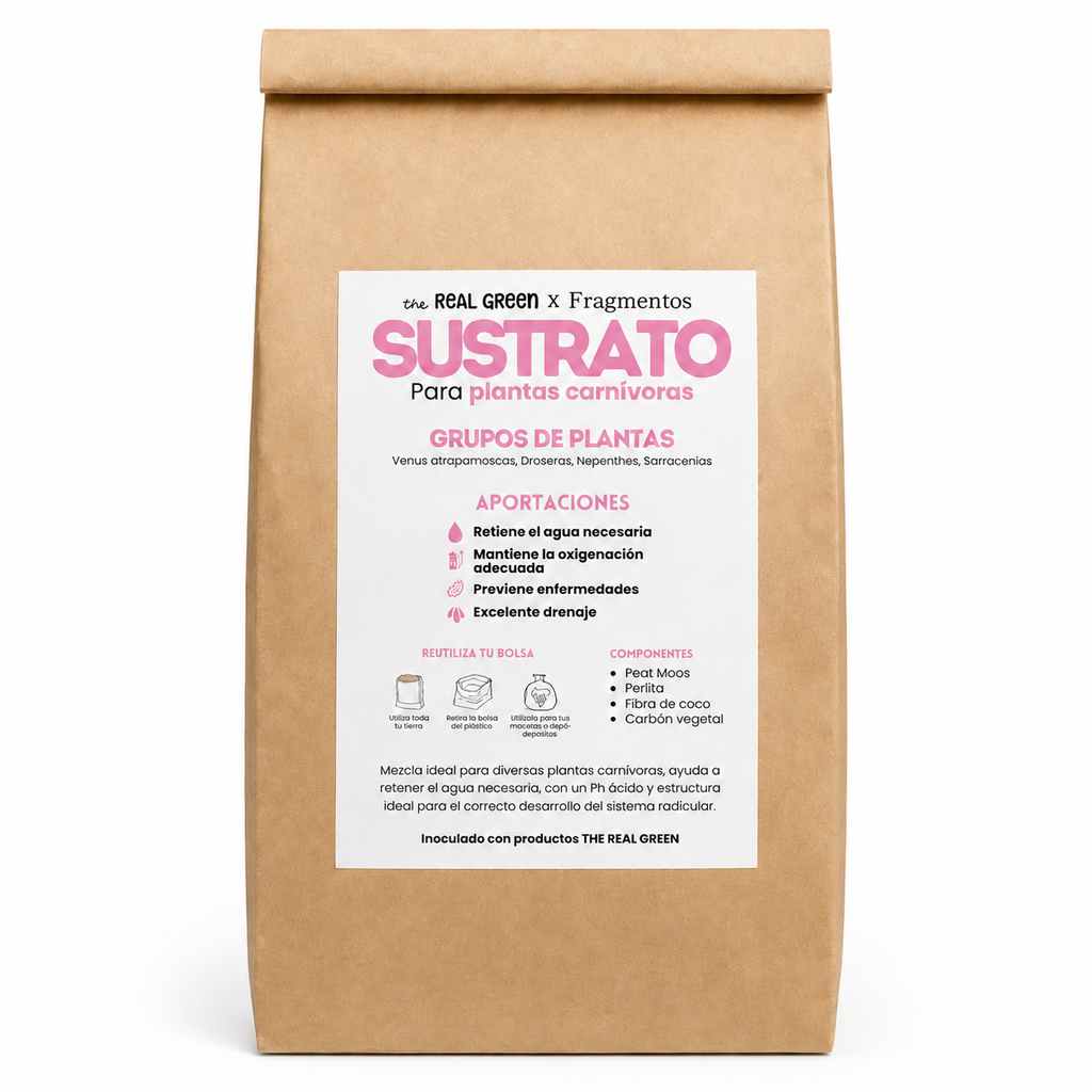 Sustrato para plantas carnívoras 3L